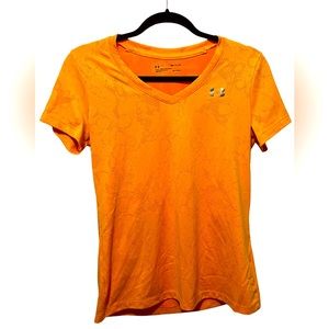 Orange Under Armor Heatgear Top